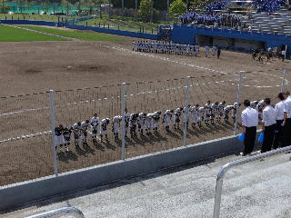 応援団に礼