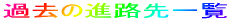 ߔNx̐iHꗗ
