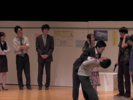 演劇部上演風景