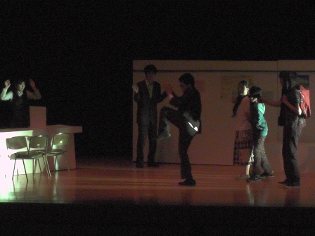 演劇部上演風景