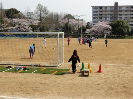 サッカー部　練習風景