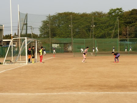 サッカー部　練習風景