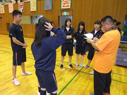 なのはな合同運動会の手伝い風景