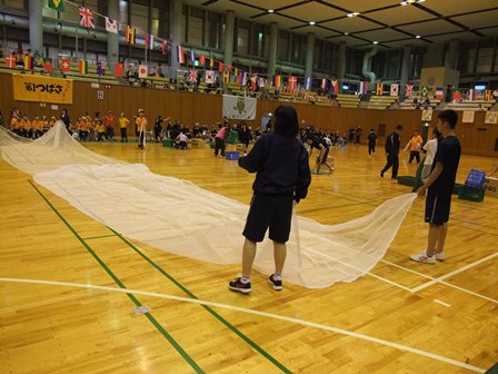 なのはな合同運動会の手伝い風景