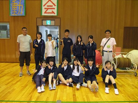 なのはな合同運動会の手伝い風景