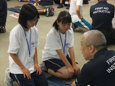「高校生等防災パワーアップ講座」の様子