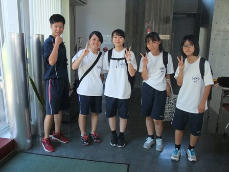 「高校生等防災パワーアップ講座」の様子