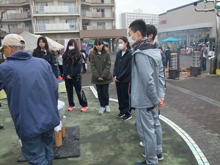 「八千代市村上団地「餅つき大会」」の様子