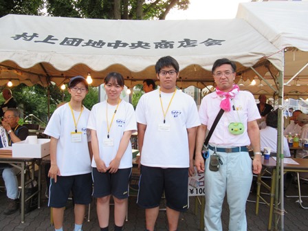 「2019年 村上団地夏祭り」の様子