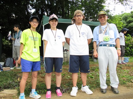 「第12回　川の学校in花輪川」の様子