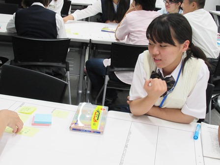 「高校生等防災パワーアップ講座」の様子
