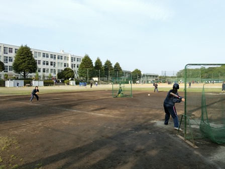 ソフトボール部　練習風景