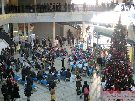 クリスマスコンサート in フルルガーデンの様子
