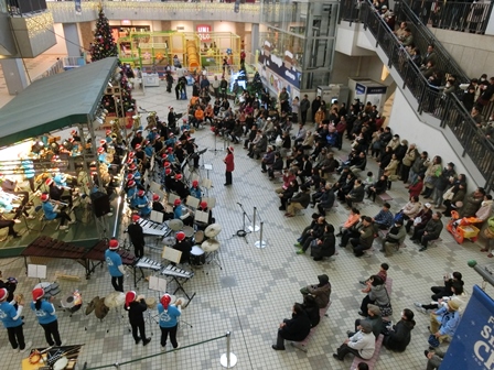 クリスマスコンサート in フルルガーデンの様子