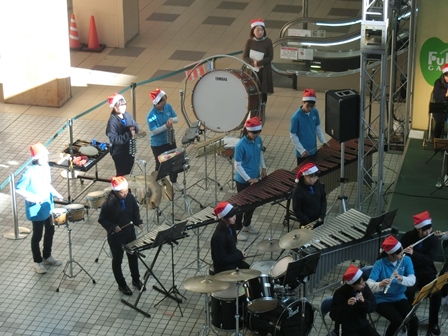 クリスマスコンサート in フルルガーデンの様子