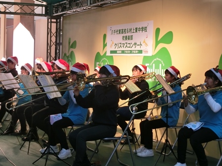 クリスマスコンサート in フルルガーデンの様子