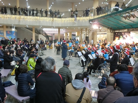 クリスマスコンサート in フルルガーデンの様子