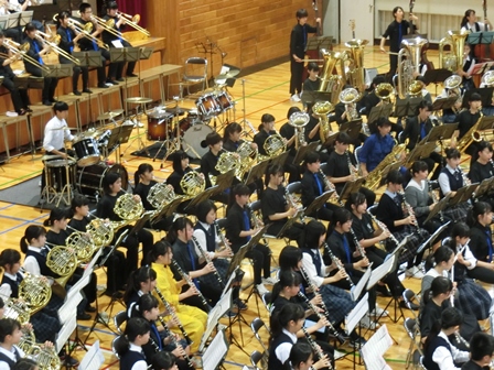 ジョイント コンサート in 植草学園大学付属高等学校の様子