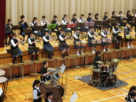ジョイント コンサート in 植草学園大学付属高等学校の様子