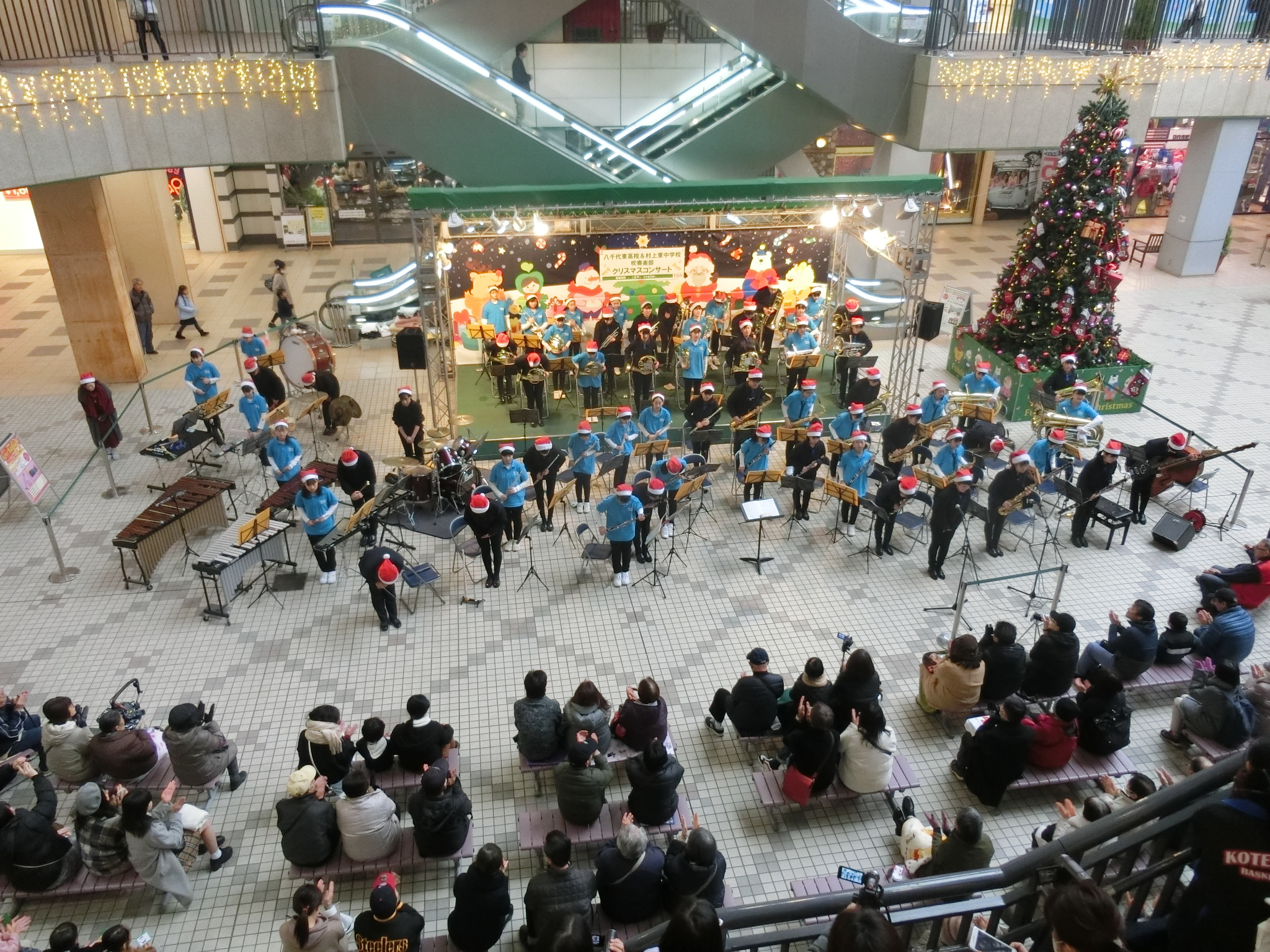 クリスマスコンサート in フルルガーデンの様子