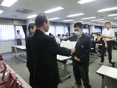 第２３回全国高等学校文化連盟将棋千葉県大会の様子