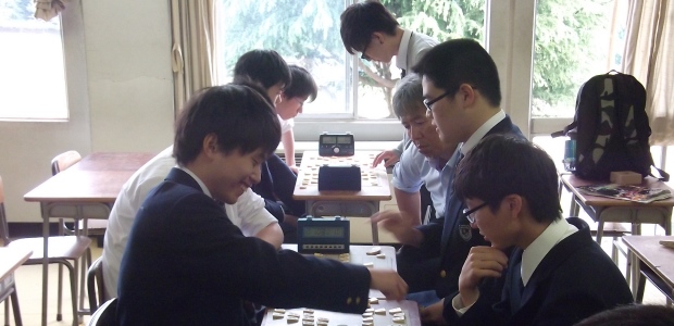 将棋部練習風景