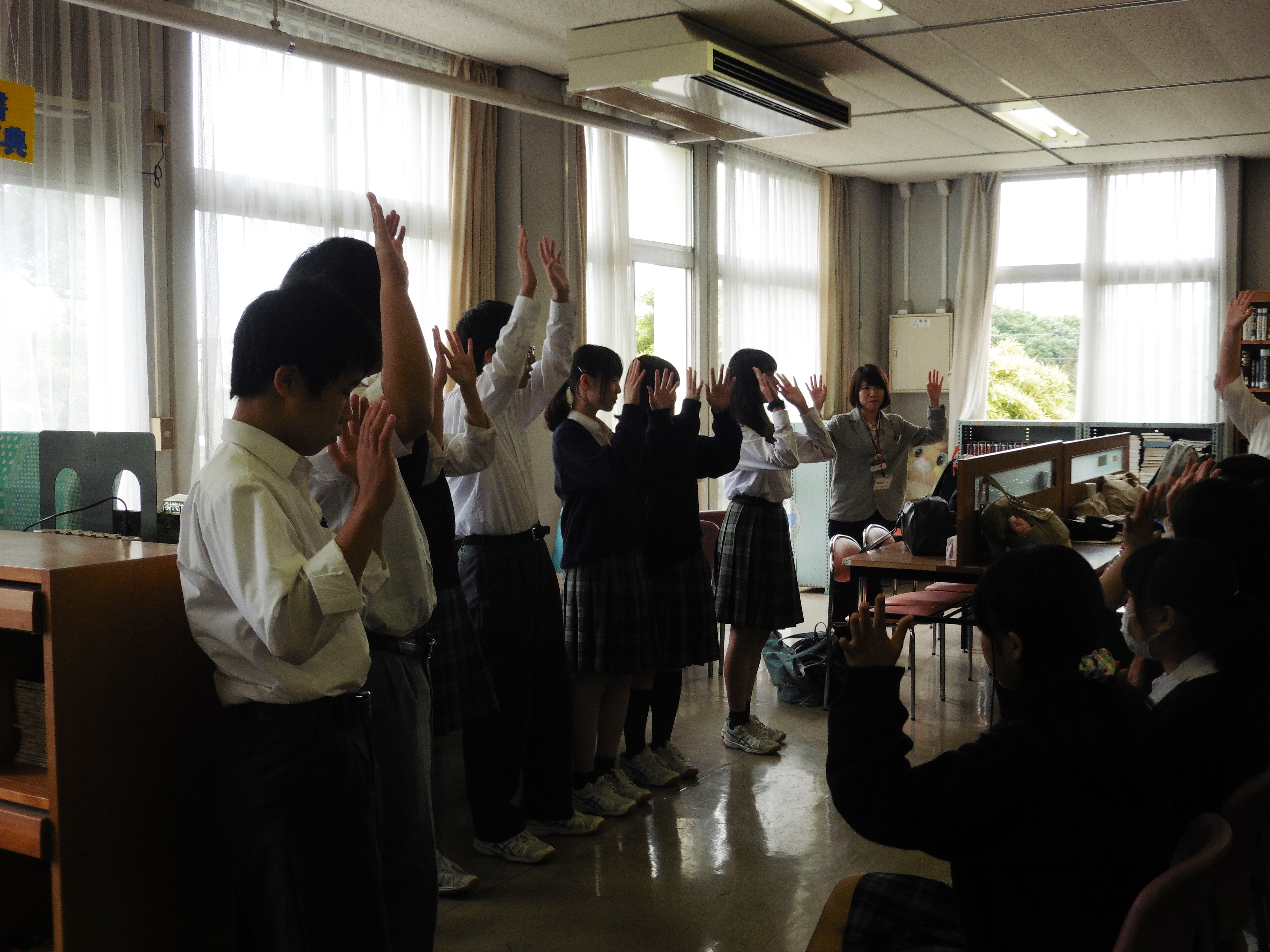 読み聞かせ研修会の様子