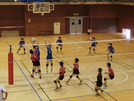 一年生バレーボール大会の様子