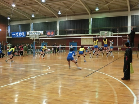 平成２８年度新人大会地区予選の様子