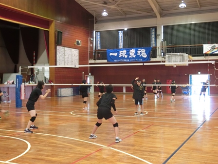 第３回 八千代東高バレーボール教室の様子