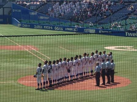全国高校野球選手権千葉大会1回戦の様子