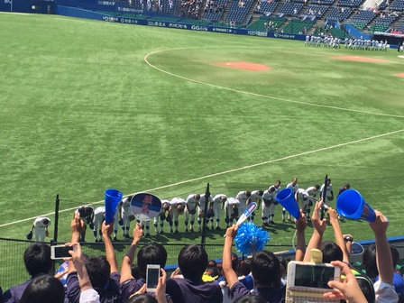 全国高校野球選手権千葉大会1回戦の様子