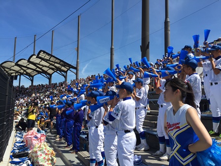全国高校野球選手権千葉大会1回戦の様子