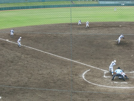 全国高校野球選手権千葉大会2回戦の様子