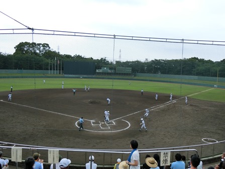 全国高校野球選手権千葉大会2回戦の様子
