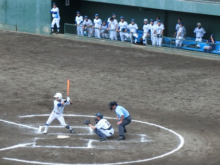 全国高校野球選手権千葉大会2回戦の様子