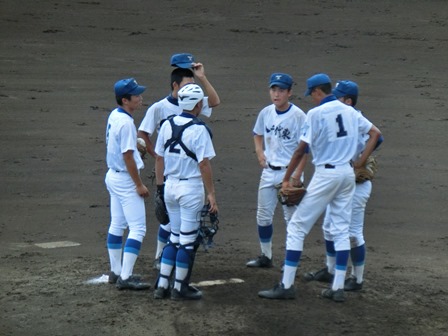 全国高校野球選手権千葉大会2回戦の様子