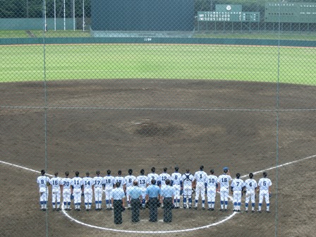 全国高校野球選手権千葉大会2回戦の様子