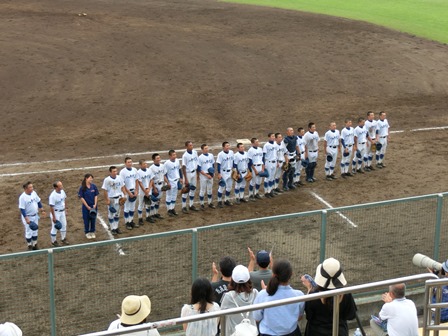 全国高校野球選手権千葉大会2回戦の様子