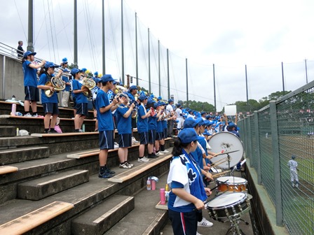 全国高校野球選手権千葉大会2回戦の様子