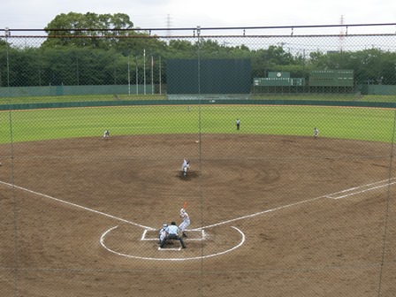 全国高校野球選手権千葉大会2回戦の様子
