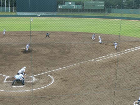 全国高校野球選手権千葉大会2回戦の様子