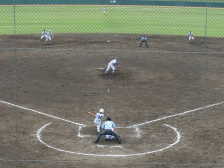 全国高校野球選手権千葉大会2回戦の様子