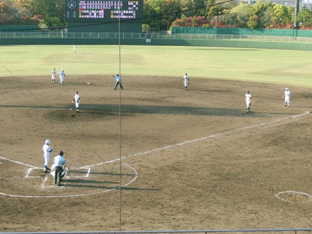 春季千葉県高等学校2回戦の様子