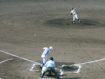 春季千葉県高等学校2回戦の様子