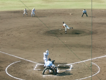 春季千葉県高等学校2回戦の様子