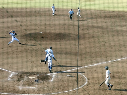 春季千葉県高等学校2回戦の様子