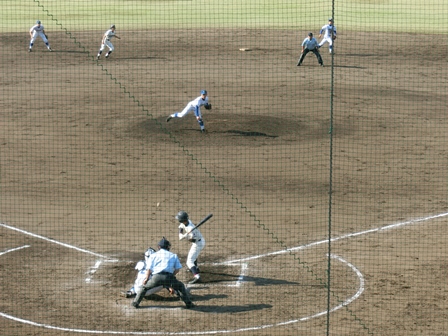 春季千葉県高等学校2回戦の様子