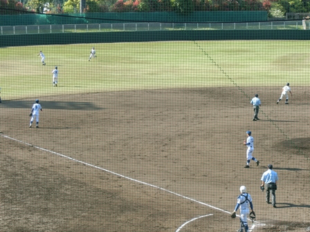 春季千葉県高等学校2回戦の様子
