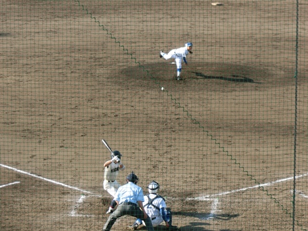 春季千葉県高等学校2回戦の様子